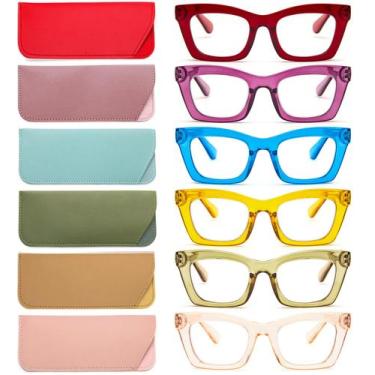 Imagem de Óculos de leitura REAVEE Oprah Style Blue Light Blocking 1.5