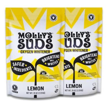 Imagem de Branqueador de oxigênio Molly's Suds Powerful Bleach 4,7 L com óleo de