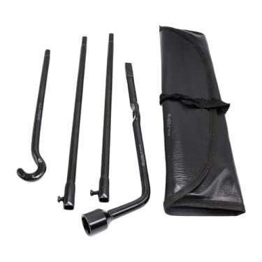 Imagem de Generic Kit de ferramentas para pneu sobressalente automotivo, chave de roda e cabo para macaco de pneu sobressalente com bolsa para 2005-2013