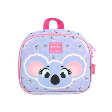 Imagem de Lancheira Escolar Térmica Infantil Bichinhos Fofos - UP4YOU, Lilás