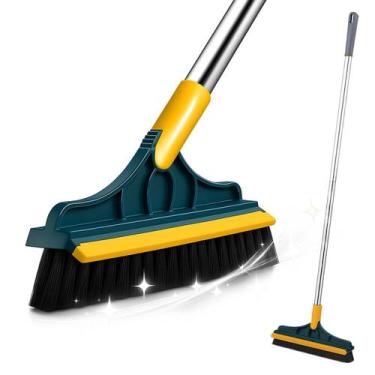 Imagem de Vassoura Rodo Angular 2 EM 1 Multifuncional Cerdas Firmes e Rodo de Si