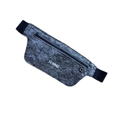 Imagem de Pochete De Corrida Caminhada Entra Fone De Ouvido Preta