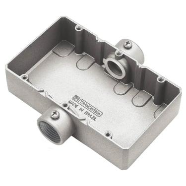 Imagem de Condulete Triplo Tipo ""CT"" sem Tampa e com Rosca BSP de 3/4"" Polegadas - 56112002 - TRAMONTINA