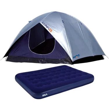 Imagem de Barraca para Camping com Proteção 6 Pessoas Luna e Colchão Inflável Casal KALA