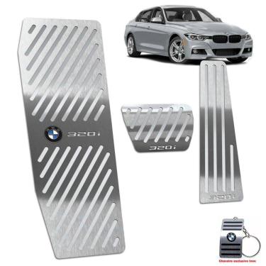 Imagem de Pedaleira Aut + Descanso Bmw 320i M Sport 2015 A 2019 Prata
