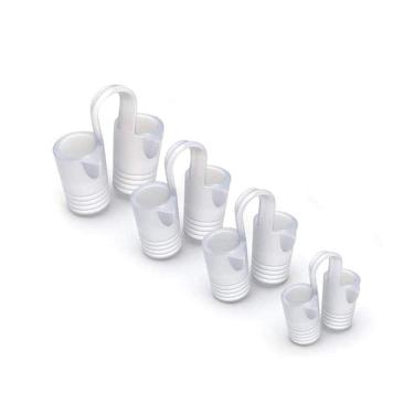 Imagem de Kit com 4 Unidades Clip Nasal Silicone Anti Ronco - Dilatador Nasal