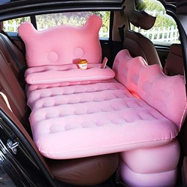 Imagem de Almofada multifuncional cama de viagem carro engrossada cama inflável carro tapete de dormir traseiro cama de viagem almofada de ar cama assento traseiro colchão de dormir rolamento 150 kg