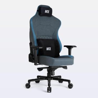 Imagem de Cadeira Gamer DT3 Royce, ergonomica e confortável em Tecido DT3 Techsoft™, espuma injetada, estrutura reforçada em aço tubular, braços 4D+, suporta até 180kg e altura máx. de 2,10m(Navy Blue)