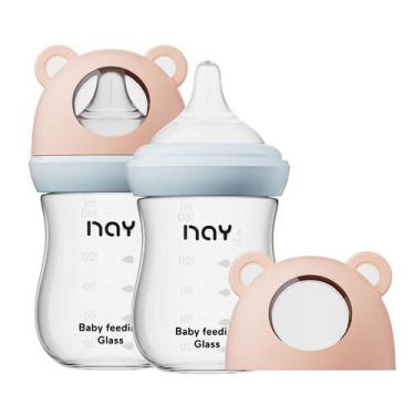 Imagem de Biberón de Vidrio Natural yanyoyo 160ml Anticólicos 2 Unidades