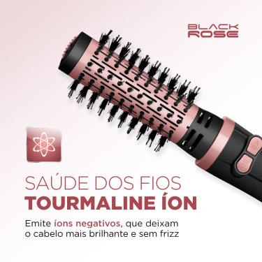 Imagem de Escova Rotativa ERB-01 Preto & Golden Rose 1200W Bivolt Mondial