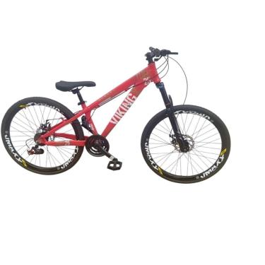 Imagem de Bicicleta 26 VikingX Tuff25 21v Indexada Alumínio Disco Mecânico Pneu Slick 1.50-Unissex
