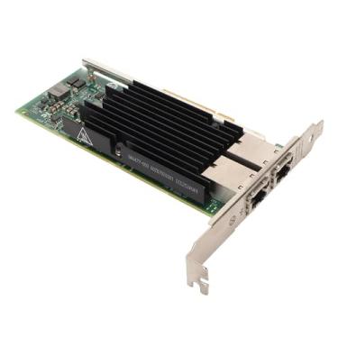 Imagem de Acouto Placa PCIe de Porta Dupla RJ45 Adaptador NIC de 10 GB Com Eficiência Energética, Compatibilidade Com Versões Anteriores e Conectividade Unificada