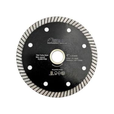 Imagem de SHDIATOOL Lâmina turbo diamante super fino corte de porcelana cerâmica granito, Preto, 4 Inch