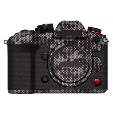 Imagem de GH6 Adesivo de capa de câmera antiarranhões para Panasonic Lumix GH6 protetor de película de vinil para decoração protetora (Mamba Titanium)