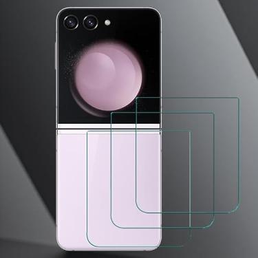 Imagem de ZFlip5 Flip5 Vidro temperado para Samsung Galaxy Z Flip 5 protetor de tela de cobertura completa películas de vidro protetoras transparentes