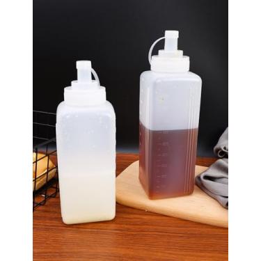 Imagem de Universal Squeeze Garrafa de Molho Dispensador de Salada Utensílio de Cozinha, 1000 ml, 1 Peça