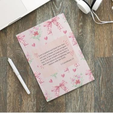 Imagem de Caderno rosa de capa macia, caderno de diário para anotações, agenda, agenda, diário de viagem, 19