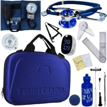 Imagem de Kit Fisioterapia Maleta Goniometro Martelo Buck Completo - Love Saude,