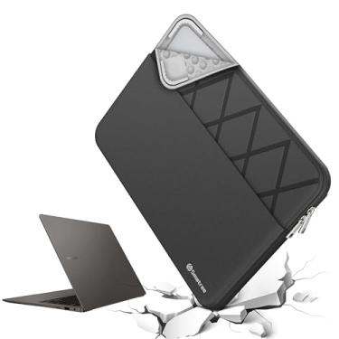 Imagem de Smatree Capa para laptop para Samsung Galaxy Book 5/4/3 Pro de 14 polegadas, Samsung Galaxy Book4 Edge Copilot+ PC, capa com bolso para acessórios, zíper YKK, design patenteado à prova de choque (E457