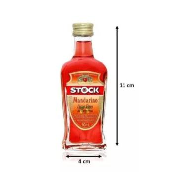 Imagem de Licor Stock Mandarino Garrafa de Vidro 50ml - Stock do Brasil