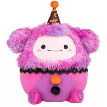Imagem de Squishmallows 12" Magenta Bigfoot in Clown Costume Woxie Medium Plush Halloween