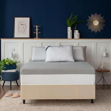 Imagem de Base para Cama Box King Guldi com Guarda Objetos Bege