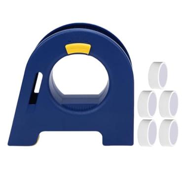 Imagem de ZJchao Aplicador de Fita Adesiva, Dispensador de Fita de Pintor de 35 Mm de Largura Com 5 Rolos Adesivos Brancos Distribuidor de Fita Adesiva Distribuidores de Fita de Embalagem para