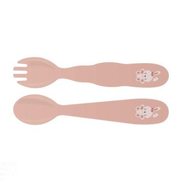 Imagem de Jogo De Talheres Infantil Tramontina Le Petit Rosa 02 Peças Tramontina