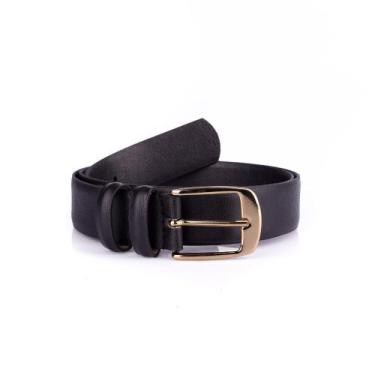 Imagem de Cinto feminino largo de couro Thalia - Andrea Vinci, Preto