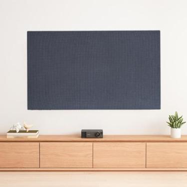 Imagem de Protetor de tela de TV, protetor de tela de TV para LCD LED, capa de televisão à prova de poeira, material leve e resistente à água, para sistemas de teatro familiar - cinza escuro|||60-69 polegadas