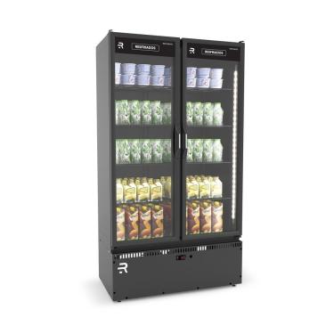Imagem de Auto Serviço Vanguard Resfriados Expositor 2 Portas 0 A 7 ºc Asvr2ppp Preto-preto 220v - Refrimate