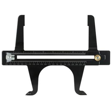 Imagem de Mavaol Ferramenta de redefinição de medição de freio a tambor com combinação de escala dupla para freios traseiros estilo tambor vintage tamancos de freio de estacionamento