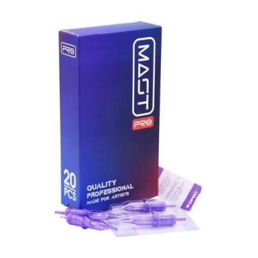 Imagem de Cartucho para Tatuagem Linha Pro P/ Tattoo Mast Pro 20un