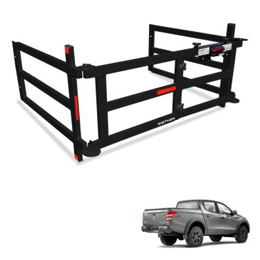 Imagem de Extensor de Caçamba L200 Triton Sport 2017 a 2025 Dobravel EDD Preto