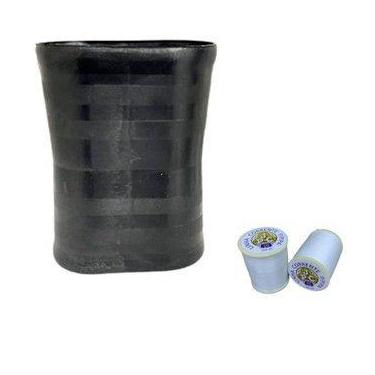 Imagem de Kit 1 Lata Oval Preta + 500jds De Linha Corrente P/ Pipa