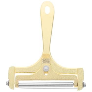 Imagem de Hemobllo Fatiador de Queijo Ajustável Com Descascador, Cortador de Queijo Com Fio, Utensílio de Cozinha Manual para Alimentos Macios.