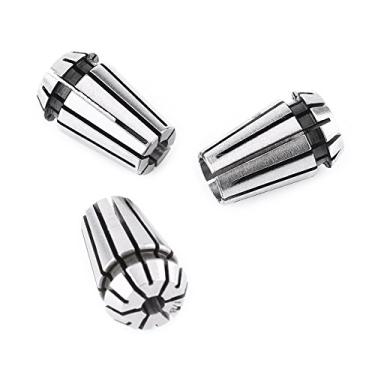Imagem de AUNMAS Conjunto de Pinças de Mola 3 Unidades ER11 Chuck Ferramentas de Alta Precisão para Máquinas de Gravação CNC 4mm 6mm Ideal para Trabalhar Metal e Marcenaria