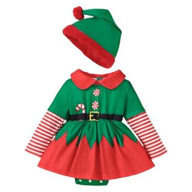 Imagem de MERIGLARE Roupa de Natal para Bebê, Vestido Infantil Fofo para Carnaval e Ano, Xl