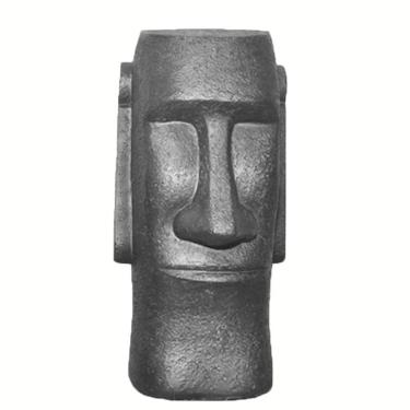 Imagem de Estátua de pedra da Ilha de Páscoa Piggy Bank para crianças em resina 360g