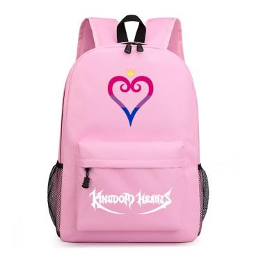 Imagem de Mochila Kingdoms Hearts Cartoon Kids School Oxford 31x14x42cm