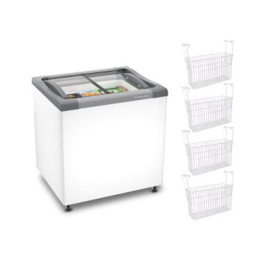Imagem de Kit - Freezer Horizontal Tampa de Vidro 144 Litros Nf20 - Metalfrio 12