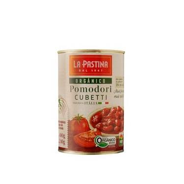 Imagem de Tomate Cubetti Orgânico Italiano 400g La Pastina