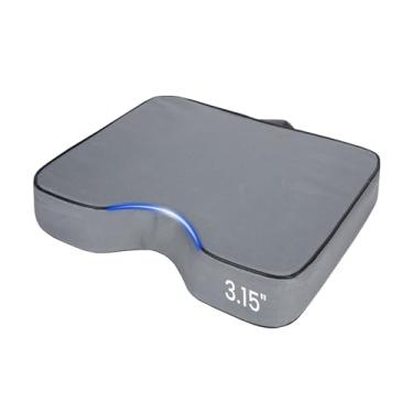 Imagem de FirstGift Pacote com 1 almofada de assento de estádio de 8 cm – Almofadas portáteis resistentes à água com acabamento decorativo, leves e confortáveis para esportes, jogos e eventos ao ar livre