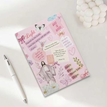 Imagem de Caderno de oração, presentes cristãos para mulheres, caderno A5 para anotações, diário cristão de 21 x 14,7 cm, versículo de escritura, planejador de oração, presentes inspiradores-3