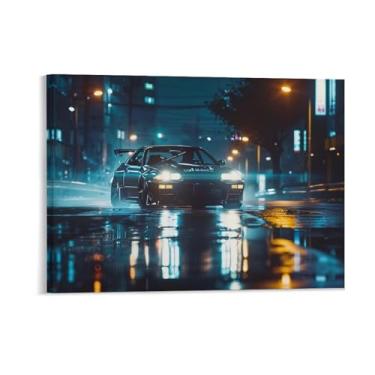 Imagem de HouLaiZhe Posters de carro japoneses modificados Jdm parede parede estética decoração de parede pinturas de parede decoração de parede sala de galeria decoração de parede para quarto sala de estar