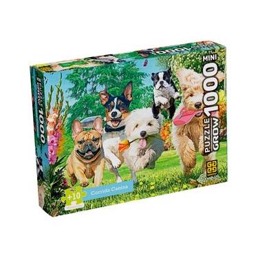 Imagem de Mini Quebra-cabeça 1000 peças Corrida Canina - Grow