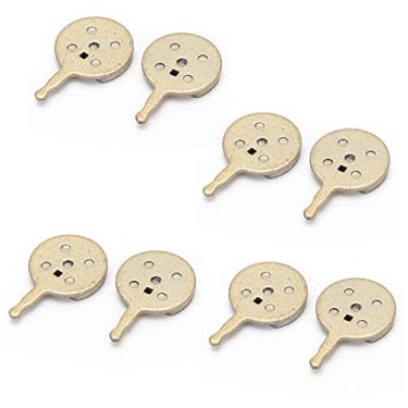 Imagem de KIMISS Adequado para 4 Conjuntos de Pastilhas de Freio a Disco de Mountain Bike M355 M446, Conjunto de Pastilhas de Freio a Disco de óleo Cetona de Metal para BB5, Excelente Desempenho Em Várias