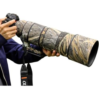 Imagem de ROLANPRO Capa de lente camuflada para Sony FE 200-600 mm F5.6-6.3 G OSS Capa protetora para lente - # 49 Reed C à prova d'água