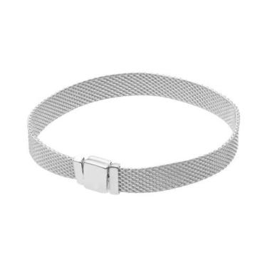 Imagem de Pulseira De Charme Coração Trevo Brilhante Em Prata 925 Com Pavê Refle