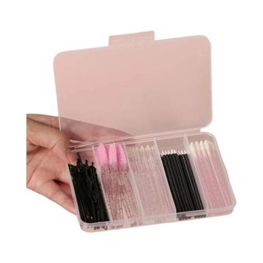 Imagem de Conjunto De 80 Pincéis De Maquiagem Profissionais Para Sobrancelhas, C